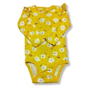 Just One You - Baby Size 18 months - Yellow - Flower Onsie